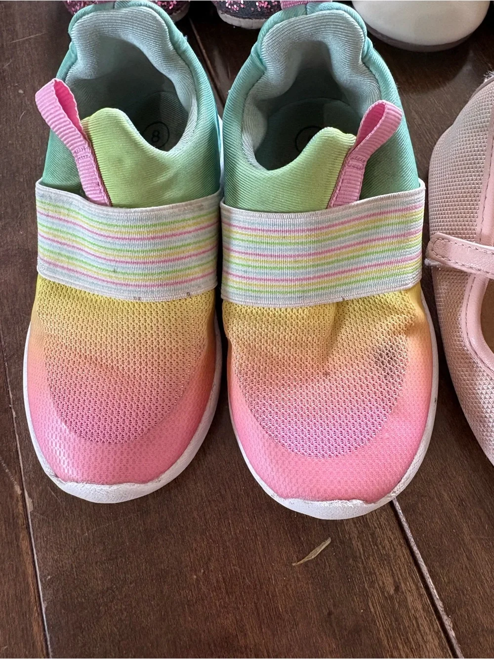 Lot of 8 toddler girl shoes and boots